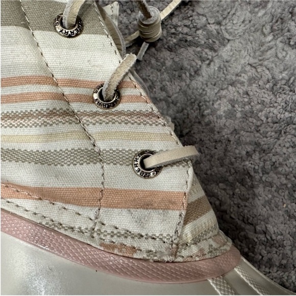 Sperry Saltwater Textured Stripe Duck Boots 7 - Picture 5 of 7